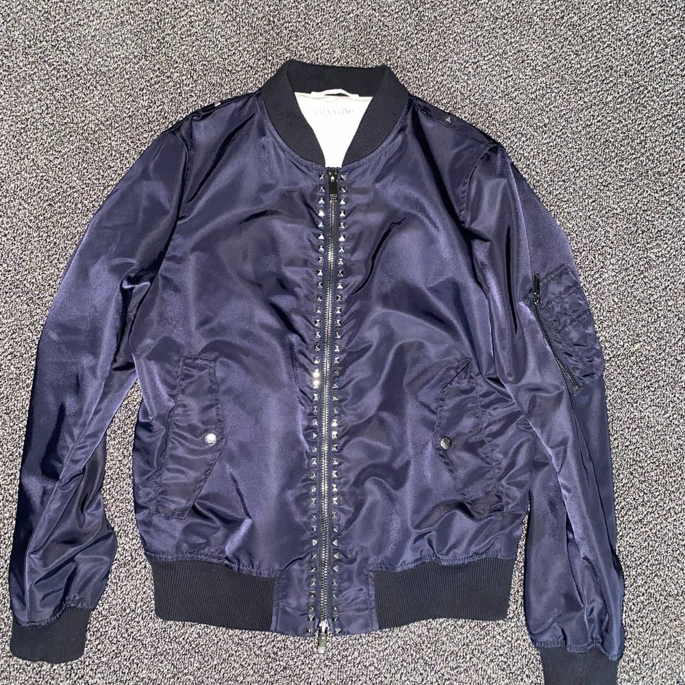 Valentino Rockstud Bomber Jacket